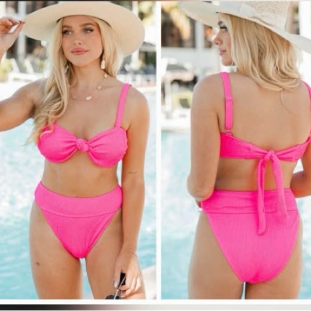 Bright Pink Fun Bikini